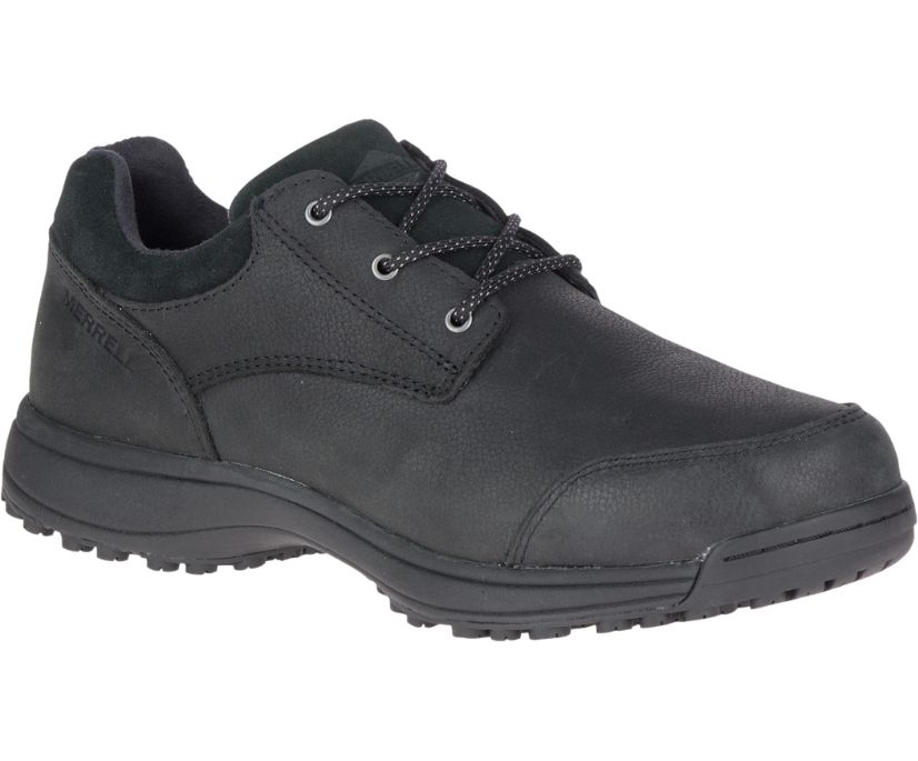 Buty Merrell Sutton Oxford AC+ PRO - Buty Robocze Męskie Merrell - Czarne [MIRNA-9670]